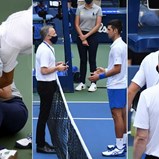 As imagens do momento mais surreal do ano no ténis: Djokovic incrédulo e a juíza de linha com falta de ar