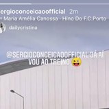 Cristina Ferreira diz que vai ao treino do Porto e Conceição avisa: «Não te esqueças das caneleiras»