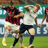 AC Milan derrota Bolonha com dois golos de Zlatan Ibrahimovic