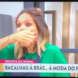 A gaffe de Diana Chaves na cozinha que dá que falar