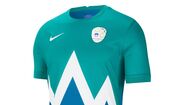 A nova camisola alternativa da seleção da Eslovénia