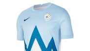A nova camisola principal da seleção da Eslovénia