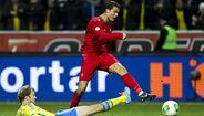 Solna, na Suécia, é a sua cidade preferida. Foram 5 golos marcados naquela cidade nórdica, numa tabela na qual se destacam ainda Vilnius e Yerevan com 4. Curiosamente, nunca marcou em Manchester, Turim e Madrid pela Seleção Nacional.