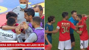 Depois dos abraços, Taarabt acabou expulso após 'pegar-se' com Gaitán