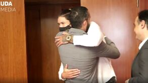 O momento em que ficou consumada a transferência de Darwin Núñez para o Benfica