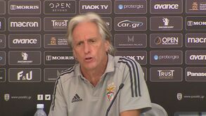 Jorge Jesus: «Comigo os reforços têm de demonstrar que merecem lugar»