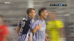 Benfica em apuros na Grécia: foi assim que o PAOK abriu o marcador