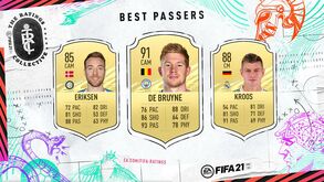 Os melhores no passe do FIFA 21: Bruno Fernandes e João Moutinho em destaque