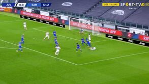 Ronaldo na jogada e Kulusevski a marcar: o primeiro golo da Juventus na Serie A