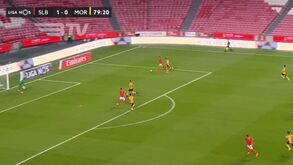 Benfica-Moreirense: grande arrancada de Darwin e assistência para Seferovic marcar