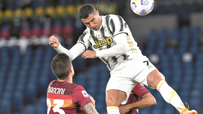 A crónica da AS Roma-Juventus, 2-2: Ronaldo dá um impulso