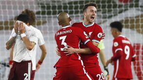 «É exatamente por isto que foi contratado»: ingleses rendidos à exibição de Diogo Jota