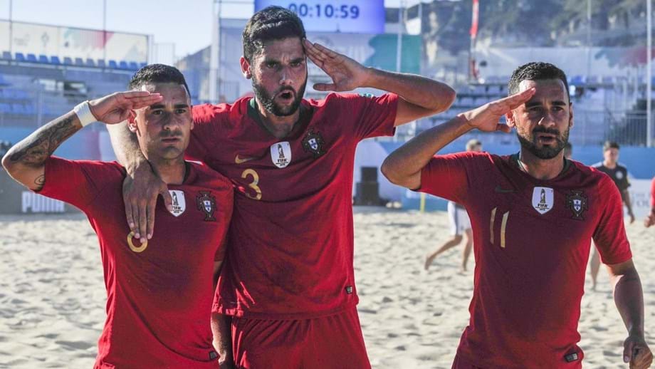 Portugal Bate Alemanha E Soma Segundo Triunfo Na Liga Europeia De Futebol De Praia Futebol De Praia Jornal Record