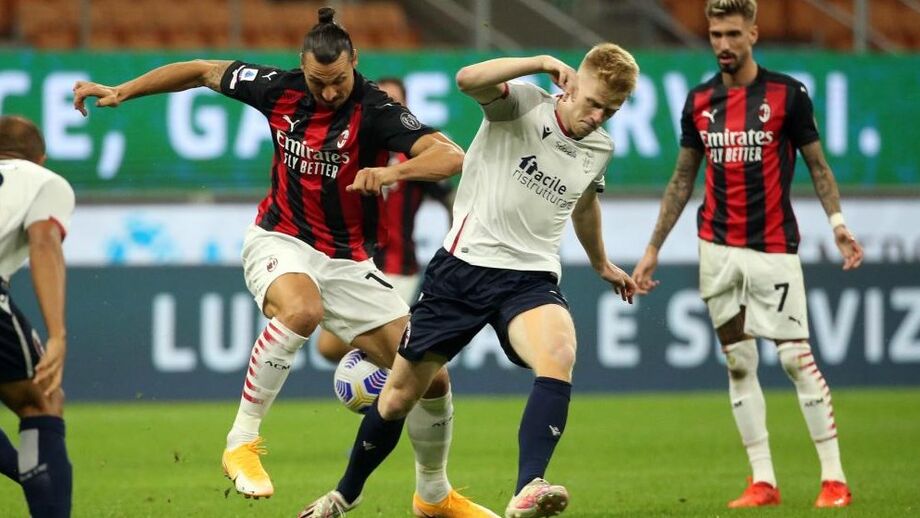 Ibrahimovic abre o marcador de cabeça