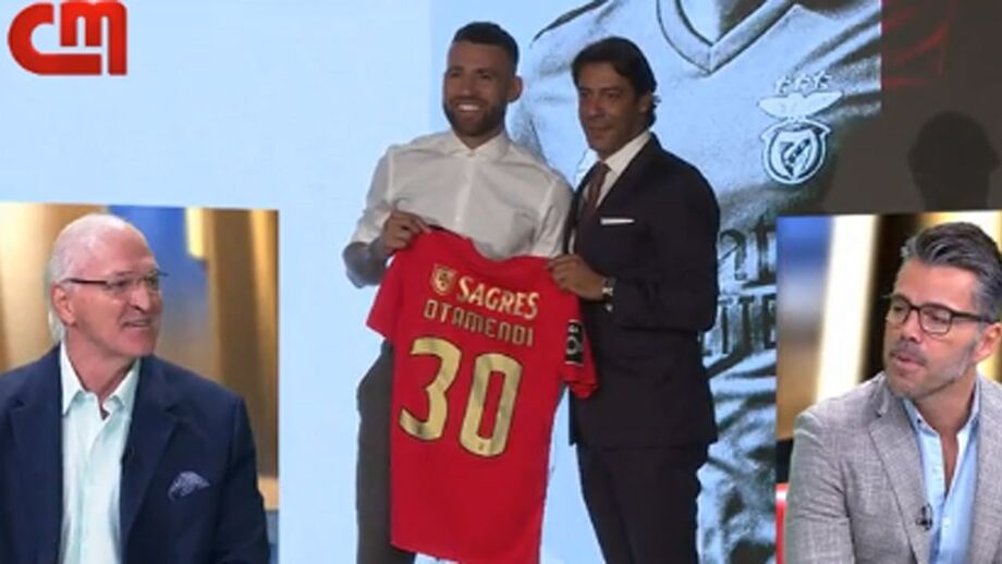 Jorge Amaral e Otamendi no Benfica: «Se calhar estiveram a tentar tirar a tatuagem de dragão»