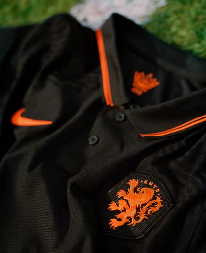 A nova camisola alternativa da seleção da Holanda