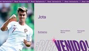 Jota - Do Benfica para o Valladolid: empréstimo