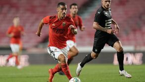 Jesus segura Chiquinho no Benfica