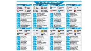 O calendário completo da fase de grupos da Liga dos Campeões