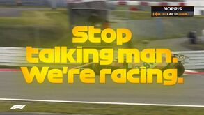 Carlos Sainz e Lando Norris 'passaram-se' e mandaram calar engenheiros em Nürburgring