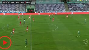 Darwin estreia-se a marcar... mas golo foi anulado por fora-de-jogo