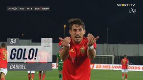 Gabriel aponta terceiro golo do Benfica em Vila do Conde e estreia-se a marcar esta época