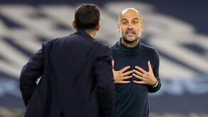 As imagens da discussão entre Sérgio Conceição e Guardiola em pleno jogo