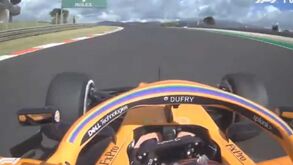 Fórmula 1: Sainz viu-se num filme de Velocidade Furiosa em Portimão