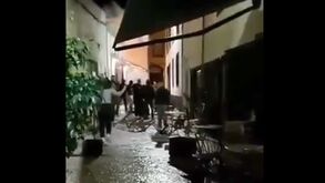 Vídeo mostra alegados elementos da Juve Leo a provocar desacatos nos Açores