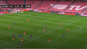 Belenenses SAD marcou na Luz mas golo foi anulado por fora de jogo