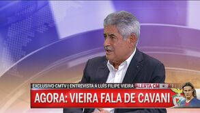 Luís Filipe Vieira: «Contratámos o Cavani mais novo e que será o futuro»