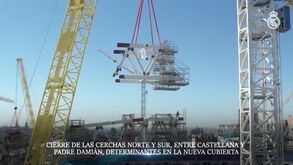 Real Madrid mostrou imagens das obras do Santiago Bernabéu e deixou adeptos de boca aberta