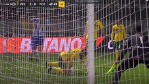 Árbitro marcou penálti para o FC Porto e jogadores do P. Ferreira nem queriam acreditar