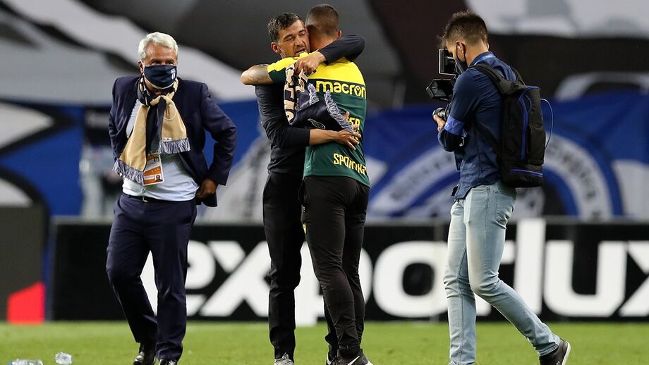 Rúben Amorim e Sérgio Conceição viram as conquistas na primeira fila