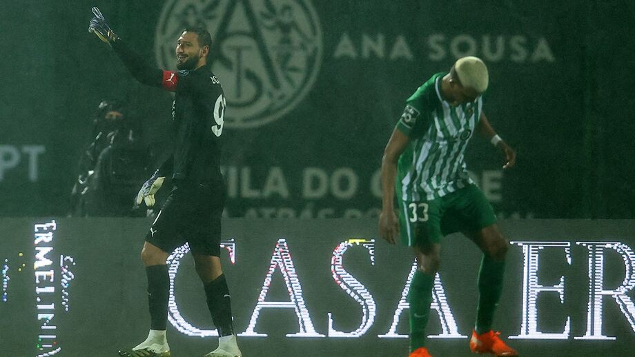 Aderllan foi chamado à conversão pela segunda vez e Donnarumma defendeu 