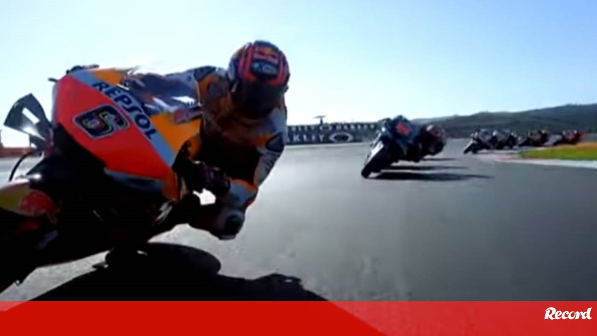 Corrida a bordo das motos: nova perspetiva do GP Portugal a mais de 300  km/h - Vídeos - Jornal Record