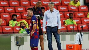 Setién revela lado desconhecido de Messi: «Faz-te ver as coisas como ele quer»