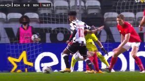 Boavista a vencer o Benfica: Everton fez penálti e Angel Gomes converteu