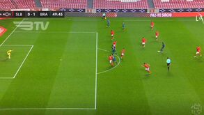 Defesa do Benfica voltou a facilitar e o Sp. Braga aumentou a vantagem
