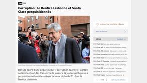 Buscas a Benfica, Sporting e Santa Clara com eco na imprensa internacional