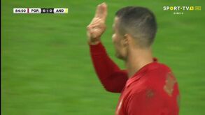 Tentou, tentou e finalmente celebrou: Cristiano Ronaldo fez assim o sexto da Seleção