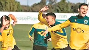 Sporting mostra lance do treino e Pote reage: «O Palhinha está sempre no meio»