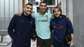 Cristiano Ronaldo teve reencontro especial com Modric e Kovacic