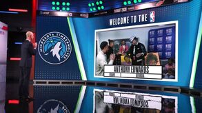 Base Anthony Edwards eleito número 1 do 'draft' da NBA pelos Timberwolves