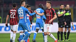 Nápoles-AC Milan: milaneses sem Rafael Leão
