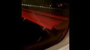 Gritos revelam assustadora aterragem: jogadores da Lazio não esconderam o pavor