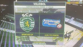 Erro da Sporting TV tirou símbolo do FC Porto de transmissão de jogo de voleibol 