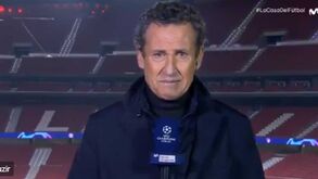 Jorge Valdano emocionou-se em direto a falar de Maradona e teve de sair de emissão