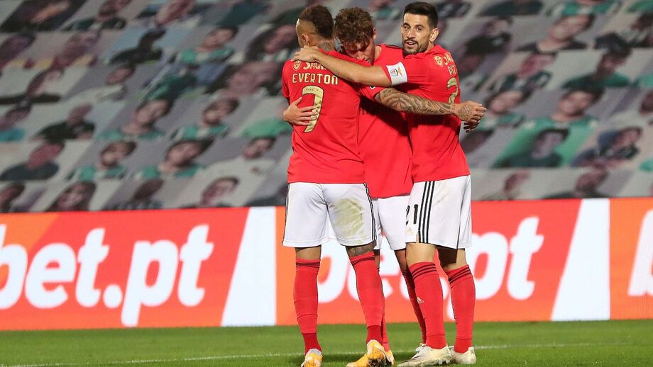 A lista de convocados do Benfica para o jogo com o Marítimo