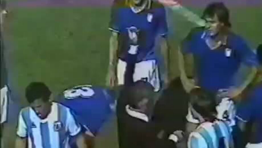 Defesa italiano 'secou' o astro argentino no Mundial'1982